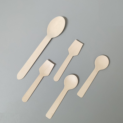 甜品餐具一次性木制刀叉勺冰激凌