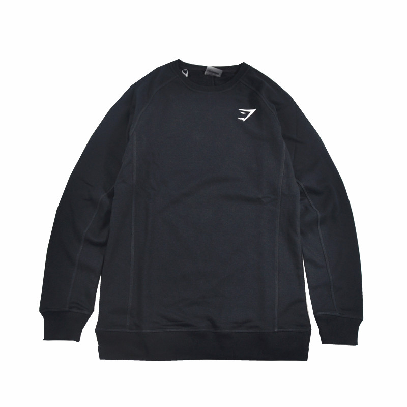 健身圆领加绒保暖套头卫衣