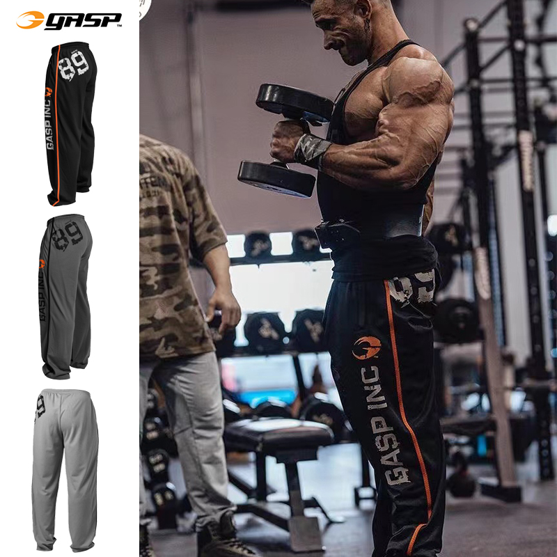 长裤中腰网眼透气涤纶