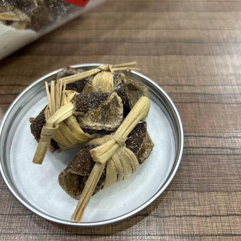 日常喝-新会三宝扎广东三宝陈皮咸橄榄糯米禾杆草泡茶
