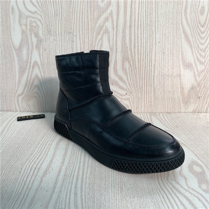 清仓处理19冬季新款真皮男鞋休闲青年平底侧拉链薄绒切尔西短靴|ruв категории Мужская обувь, сапоги - от Buy2taobao.com для оказания профессиональной услуги покупки агента Taobao