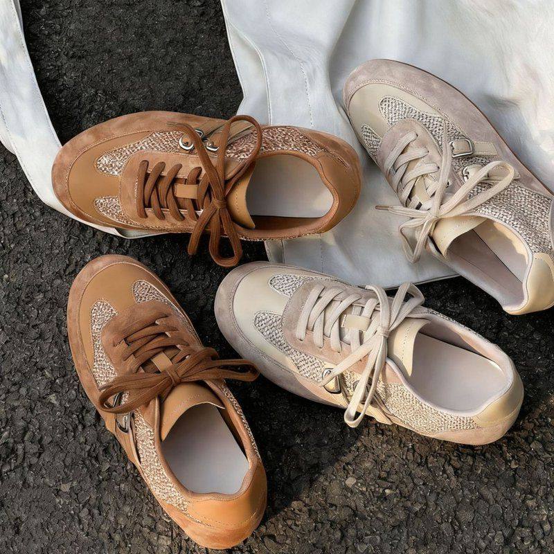 小众女运动鞋休闲新款阿甘鞋春季2026德训时尚设计鞋百搭平底透气,女鞋,帆布鞋,淘宝优惠券,粉丝福利购,淘宝优惠卷