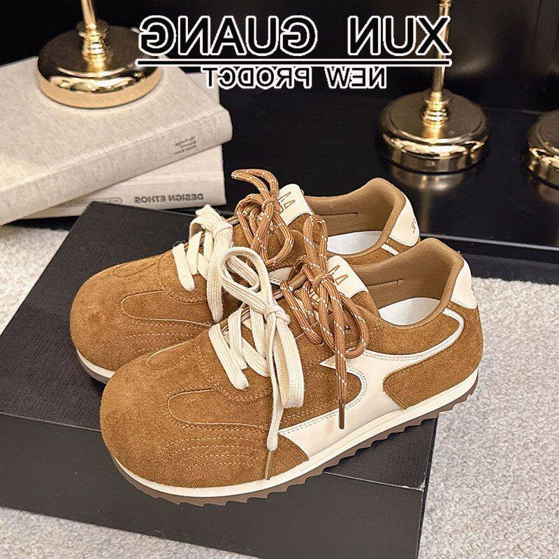 子女女款春季运动鞋软底休闲轻便2026阿甘跑步鞋真皮百搭女鞋新款