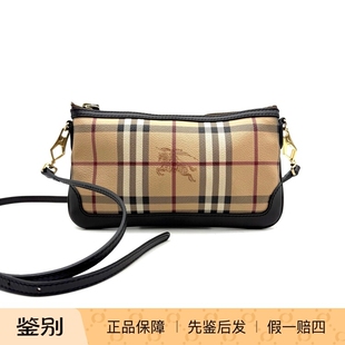 98新 格纹战马格纹单肩斜挎包 19751131 经典 Burberry博柏利