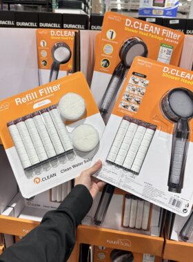 Costco特价韩国进口Funlen芙林净水除氯过滤增压花洒喷头淋浴套装