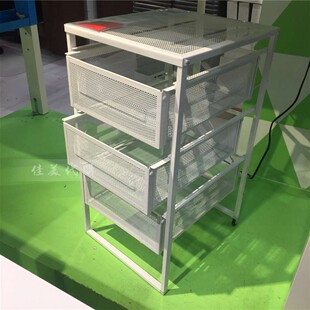 宜家国内代购列纳特柜子金属抽屉式整理储物柜可移动文件收纳矮柜