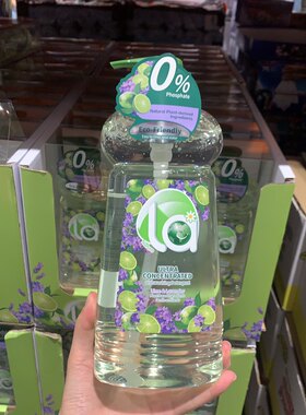 进口版LA植萃洗洁精1L果蔬清洁强力去油污青柠薰衣草香COSTCO代购