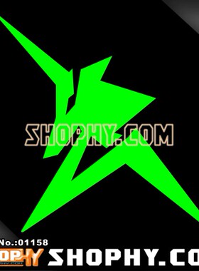 汽车自行车贴荧光碳纤维01158高达gundan