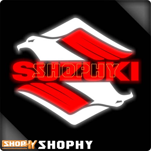 铃木Suzuki个性Bandit改装Intruder七彩镭射反光荧光摩托汽车贴纸