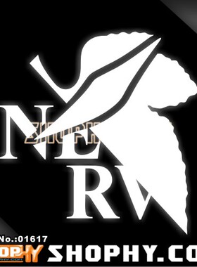 车贴遮挡反光贴01617EVA新世纪福音战士初号机暴走