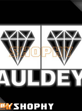 奥迪双钻AULDEY四驱兄弟模型七彩镭射金属色反光荧光摩托汽车贴纸