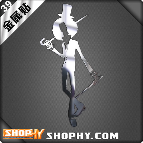 布鲁克自行车贴纸动漫周边