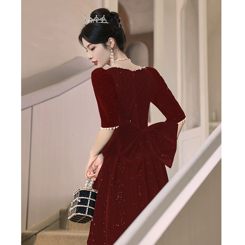 Вечернее платье, свадебное платье, летняя элитная юбка, французский стиль, изысканный стиль