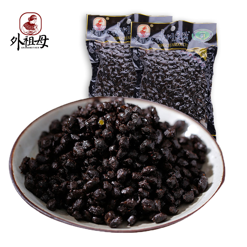 重庆外祖母永川豆豉300g/袋原味酱香四川干豆豉风味川菜炒肉调料