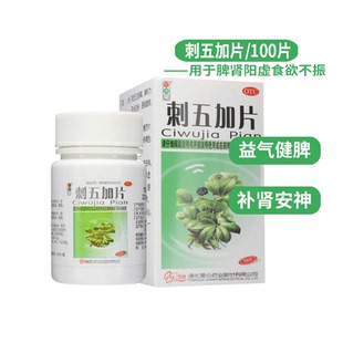 包邮】红绿灯 刺五加片100片补肾安神体虚乏力食欲不振腰膝酸痛