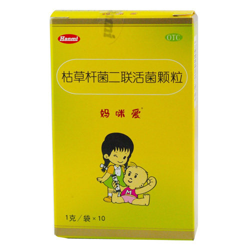 妈咪爱婴儿枯草杆菌二联活菌颗粒10袋益生菌儿童宝宝腹泻消化不良
