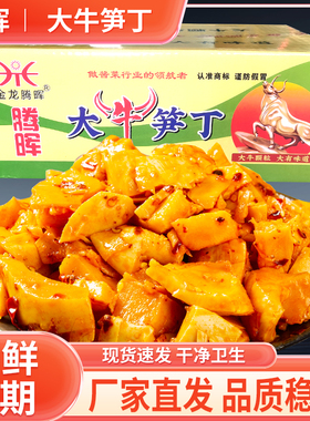 腾晖大牛笋丁整箱9斤香辣竹笋丁包子饺子馅商用酱菜下饭菜咸菜