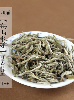 2021年清明前高山米芽首采白牡丹王收藏级牡丹王白毫银针政和白茶