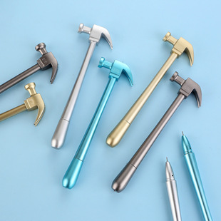 创意羊角锤中性笔仿真锤子笔签字笔可爱卡通有趣文具送小学生礼物