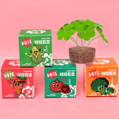 儿童卡通种植小盲盒幼儿园活动