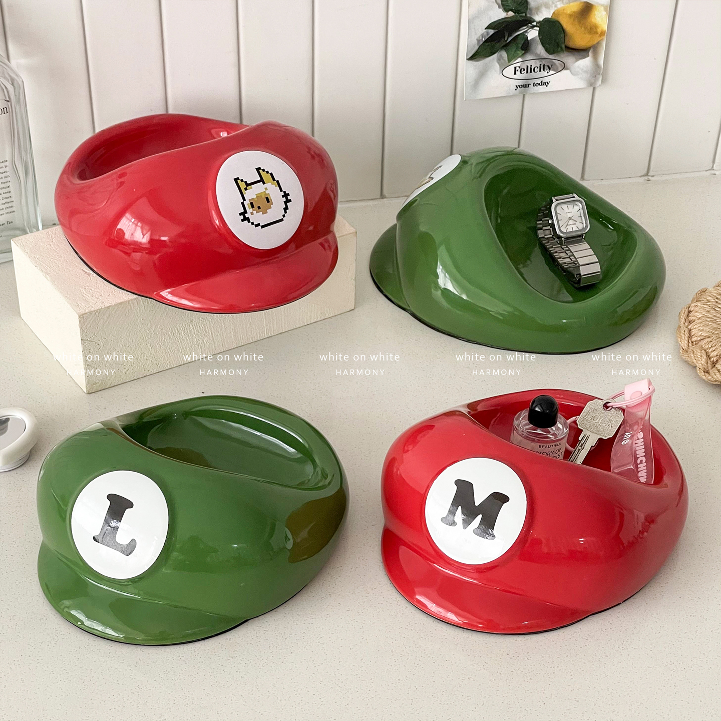 创意陶瓷工位桌小摆件