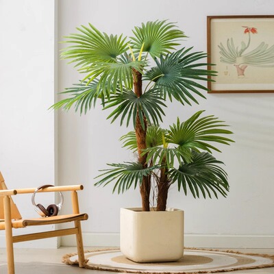 仿真绿植扇尾葵落地盆栽室内大型仿生植物摆件客厅造景装饰假树