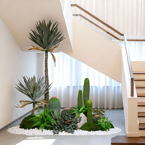 仿真绿植造景热带植物景观室内