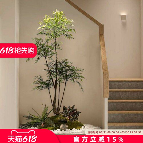 仿真南天竹造景绿植室内楼