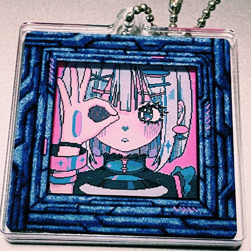 ANARRATOR 啊旁白 x Poppel 合作款 之 I：幻觉 双片亚克力挂件