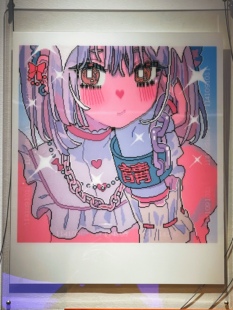 啊旁白｜请爱我 厘米 手 42X50 超大光栅 ANARRATOR