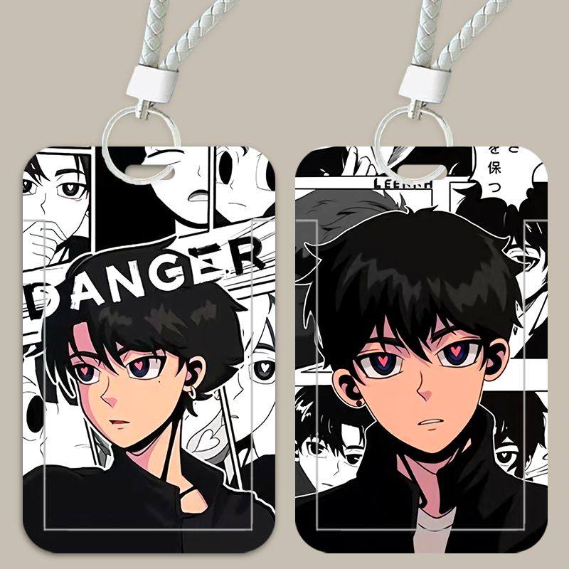 Aokizy动漫卡通周边卡套校园卡学生饭卡门禁公交厂牌带挂绳钥匙扣