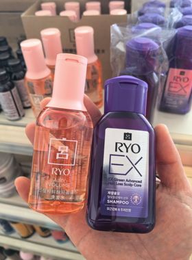 韩国进口吕防脱护理光耀护营润红吕修护洗发水中样清洁100ml