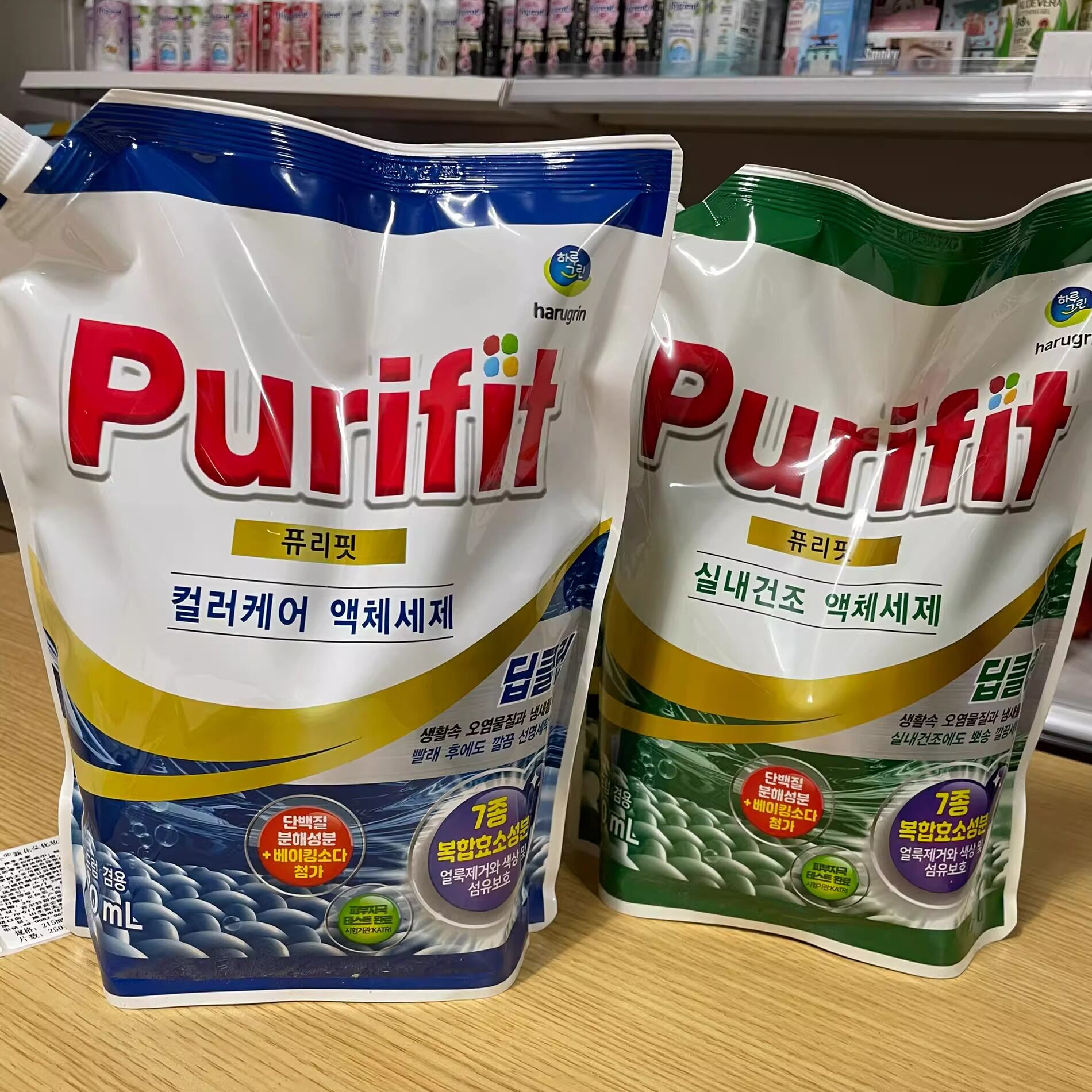 韩国原装进口奇净客洗衣液内衣衣物去污留香彩票室内晾晒袋装清洁