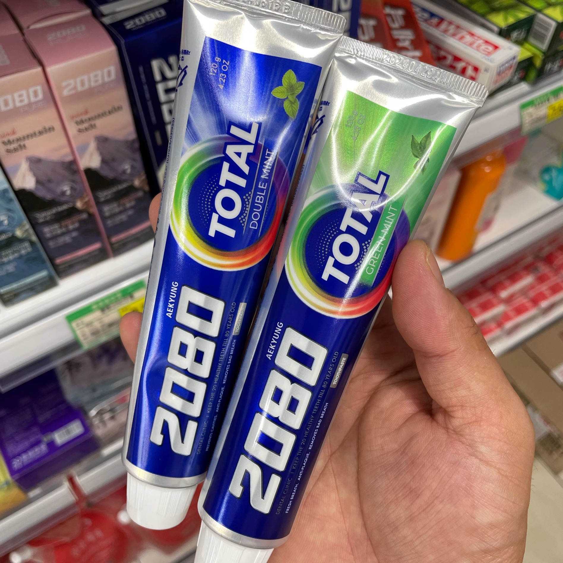 清凉薄荷清新牙膏口臭爱敬进口