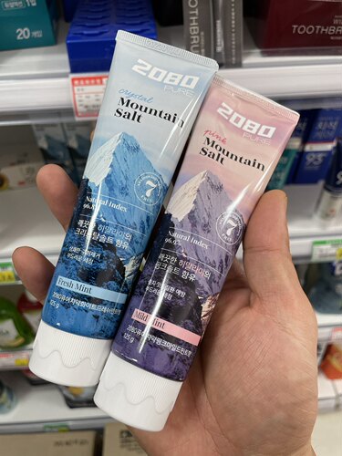 2080喜马拉雅粉盐牙膏清新口气