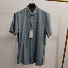 170码POLOSPORT短袖衬衫夏季格子休闲商务时尚衬衣AP1P32270491