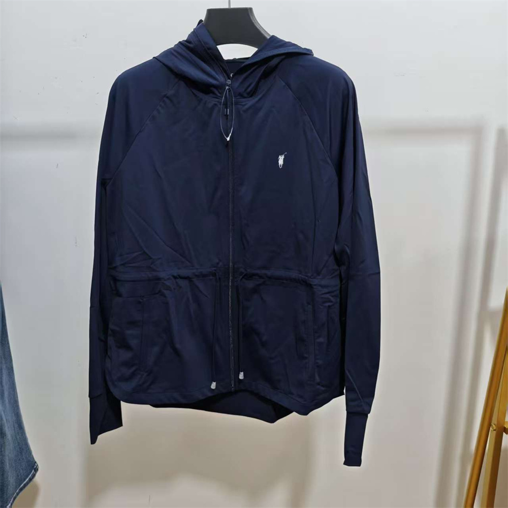 新款孤品样衣160码Polowal女款春夏冲锋衣外套防晒衣抽绳收腰305