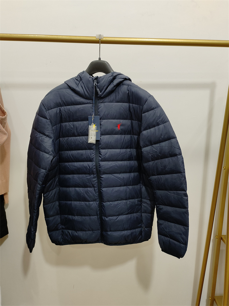 polo sport专柜正品男式轻薄连帽羽绒服at7p13190072吊牌价1330