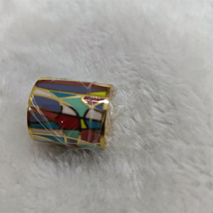 浅唱蝶舞钛钢指环丝巾扣环披肩扣衣大方巾打结扣围巾饰品珐琅彩