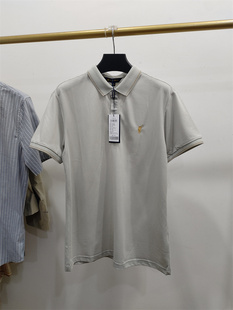 POLOSPORT专柜男士商务休闲翻领衫显白短袖T恤AB6D32290044