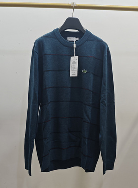 清185男装时尚秋冬商务休闲圆领经典针织衫毛衣B4Z123625-1140