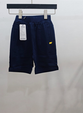 清GOLDEN BEAR黄金熊男童夏款时尚帅气中裤BCUB223E0031吊牌价350