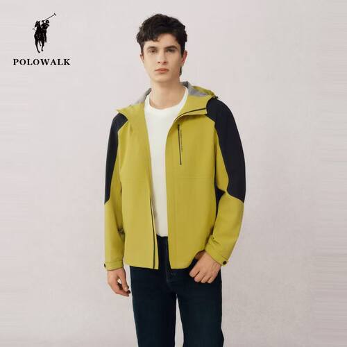 polowalk男士防水拼色时尚洋气冲锋衣夹克外套AK8W51130751-1998