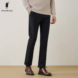 春秋冬薄绒舒适商务直筒休闲裤 男装 AM2W34310141 polowalk正品 38码