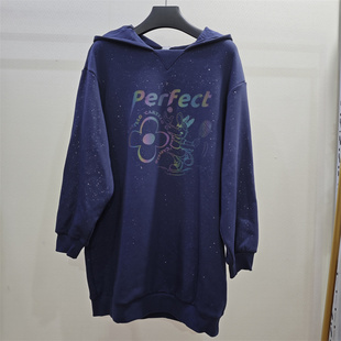 155码宽松款女童秋冬加绒厚款保暖卫衣BRJS330061吊牌850