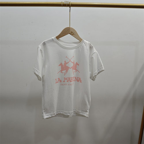 120码拉瑪提那童装宽松男女同款短袖T恤偏胖点小孩穿GNM222F0211