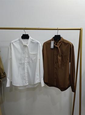 polowalk女装衬衫上衣宽松日系文艺森系小众复古衬衣BVDW41550571