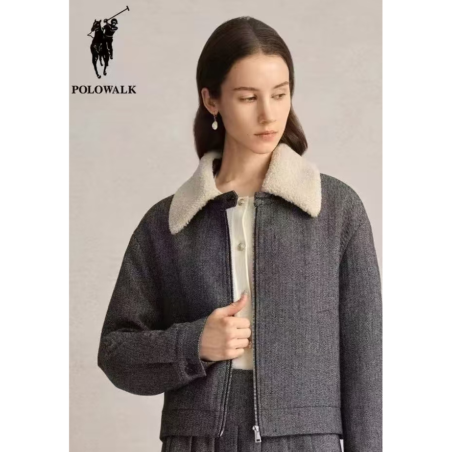 170码Polowalk女士秋冬经典百搭棉衣外套BVDW43450241吊牌价1998