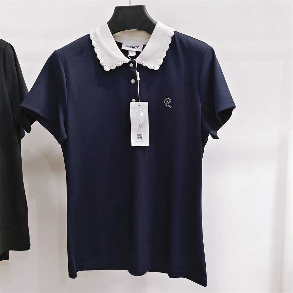 夏季女装小香风气质名媛高级感短袖T恤polo衫AT9C32E10221