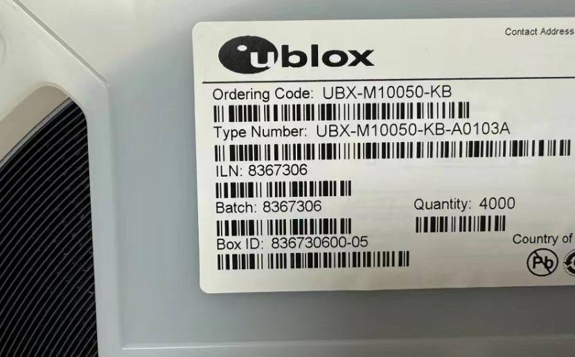 第10代gps芯片ubx-m10050-kb-a0103a  gps定位gnss芯片 全新原装